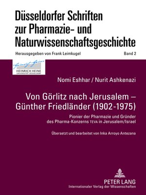 cover image of Von Görlitz nach Jerusalem  Günther Friedländer (1902-1975)